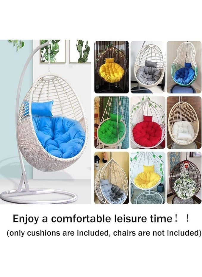 ANAND INDIA GROUPS ANAND INDIA GROUPS 2 Round Cushion for Sitting Hanging Chair Hammock Cushion Chair Cushion Pillow Microfibre Solid Cushion Pack of 2Multicolour  - Image 5