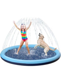 Jasonwell Kids Dog Splash Pad Sprinkler Jasonwell Non Slip Dog Sprinkler Pad Splash Pool Puppy Dog Pool Summer Outdoor Water Toys Backyard Durable Splash Pad For Toddlers Kids Small Medium Large Dogs Pets  - Image 2