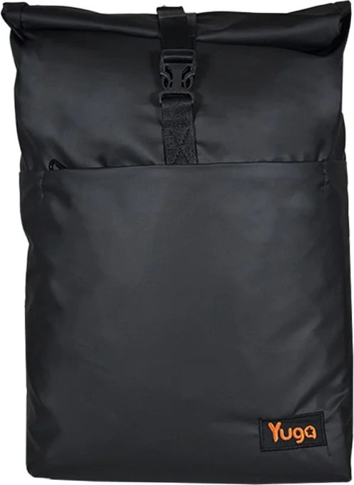 Yuga Roll Up Shiny Backpack Black