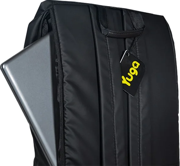 Yuga Roll Up Shiny Backpack Black