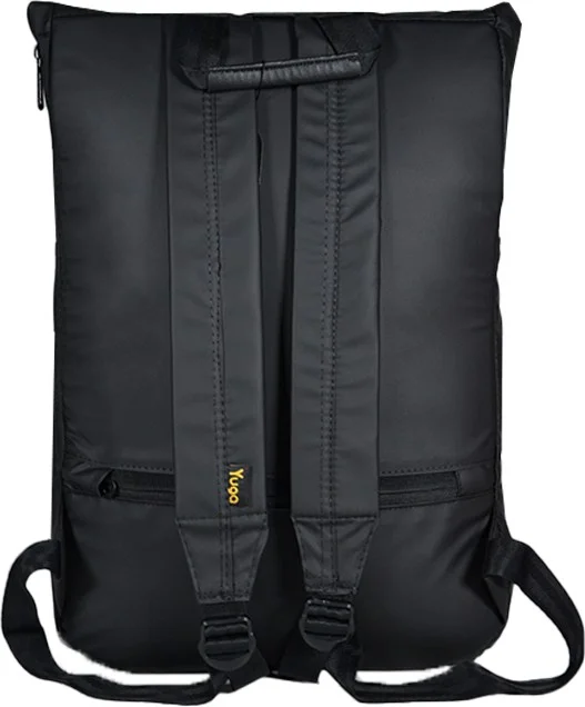 Yuga Roll Up Shiny Backpack Black