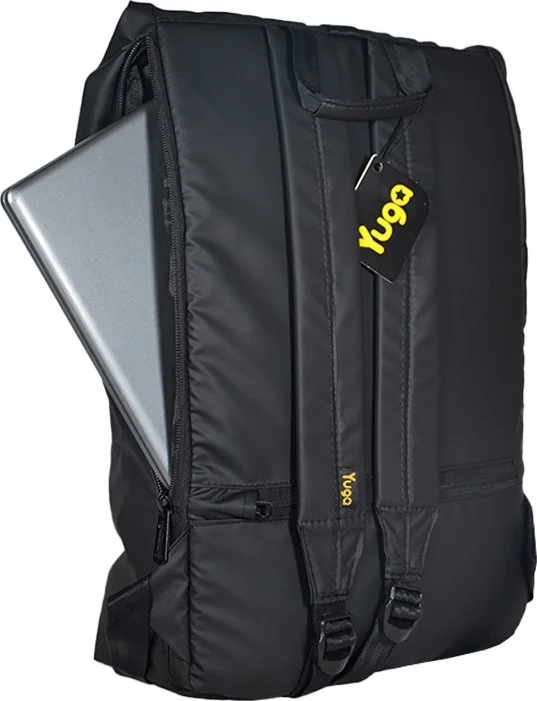 Yuga Roll Up Shiny Backpack Black