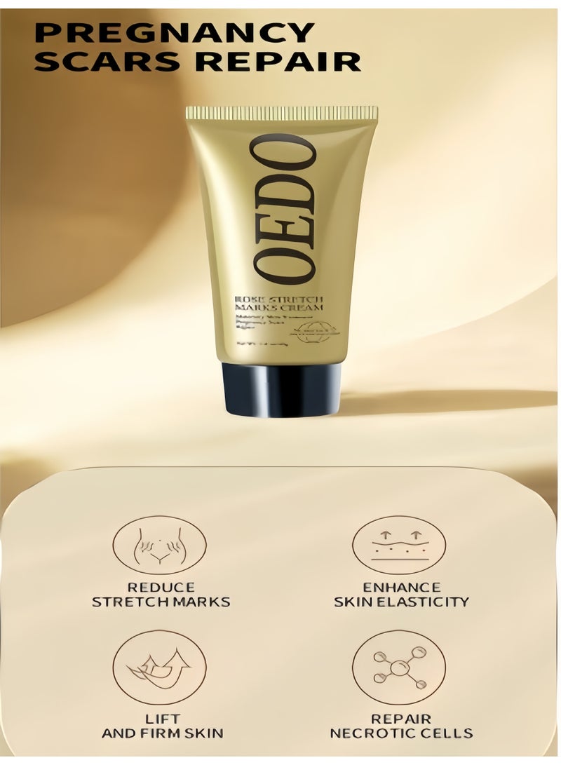 general Rose Stretch Mark Cream | 3-Stage Pregnancy Skin Care, Moisturizes & Improves Skin Elasticity, Prevents Marks Before Birth and Fades Old Stretch Marks & Growth Marks Postpartum - Image 5