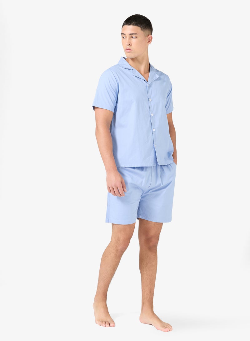 Seventy Five Nightwear Shirt & Shorts Set - Image 1