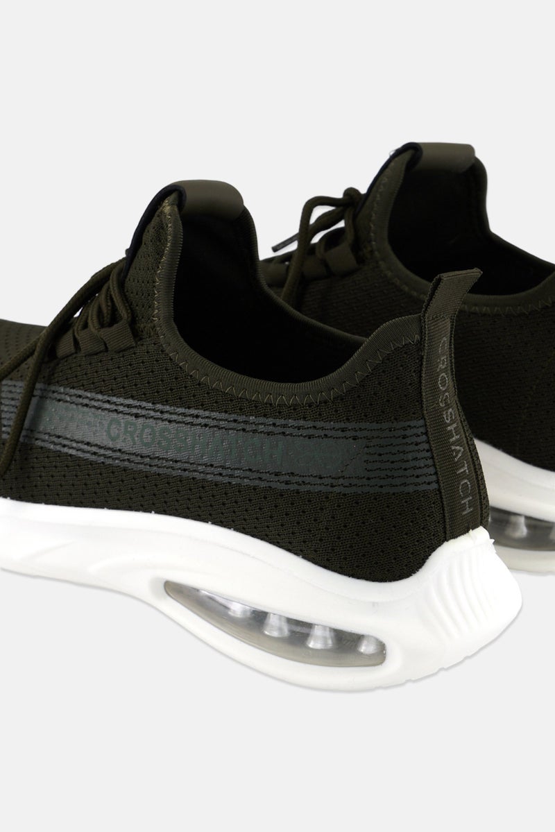 CROSSHATCH Men Zamel Lace Up Outdoors Shoes, Olive - Image 3