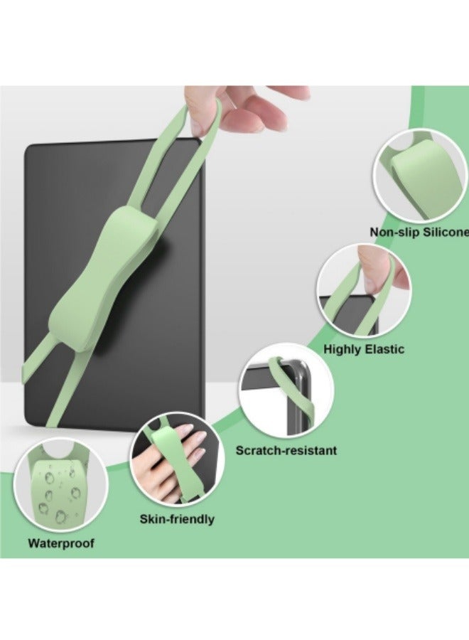 Kindle Tablet Strappy Holder - Secure Anti-slip & Anti-drop Design - Comfortable Straps for Ipad & Other Tablets - Perfect for On-the-Go Use Bed Reading Accessories  - Image 2