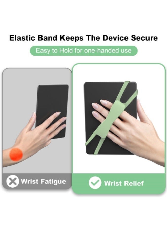 Kindle Tablet Strappy Holder - Secure Anti-slip & Anti-drop Design - Comfortable Straps for Ipad & Other Tablets - Perfect for On-the-Go Use Bed Reading Accessories  - Image 4