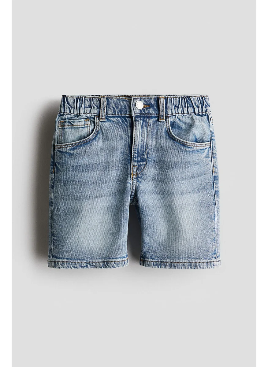 اتش اند ام Loose Fit Denim Shorts