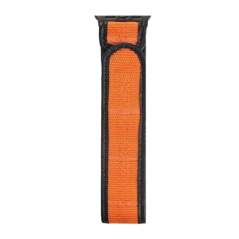 منتج لـ الاستخدام باللون برتقالي Apple Watch Nylon Smartwatch اليومي للساعة الذكية واستبدال السوار والرياضة وتغيير الإطلالة - Image 1