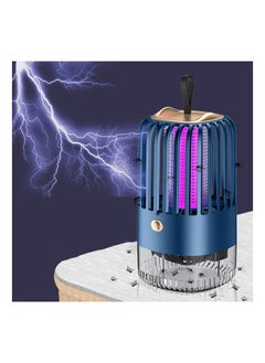 Mosquito Killer Lamp, Bug Zapper Mozzie Zapper, Electric Insect Mosquito Killer Light, USB Rechargeable with Double Mode LED/UV, Fly Insect Traps for Indoor and Outdoor Pest Control