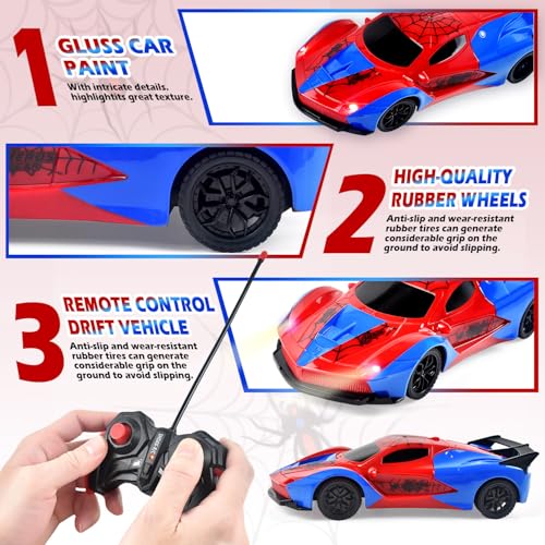 Tuko Remote Control Car Toys RC Toys for 3 Years Old Boy and Girl Gift Spider - Image 5