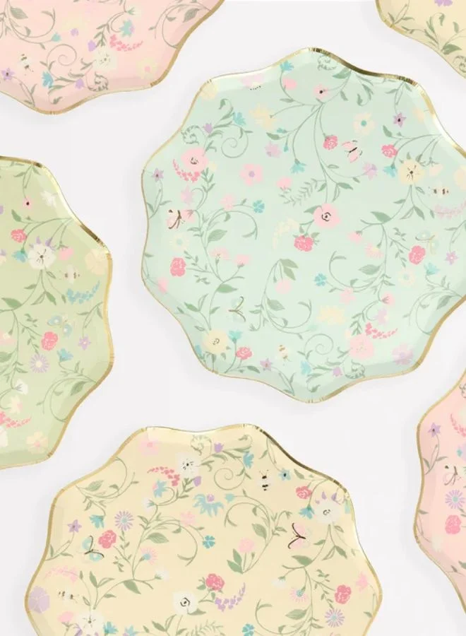 Meri Meri Laduree Paris Floral Side Plates