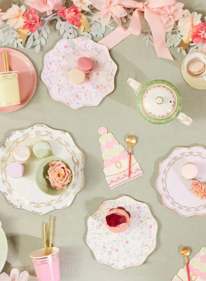 Meri Meri Laduree Paris Floral Side Plates