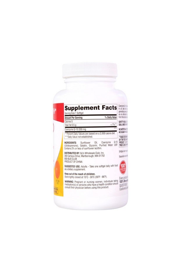 Berkley Jensen Dietary Supplement, Coq10, 200 mg, 140 Count - Image 3