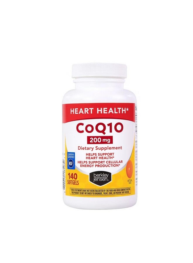 Berkley Jensen Dietary Supplement, Coq10, 200 mg, 140 Count - Image 1