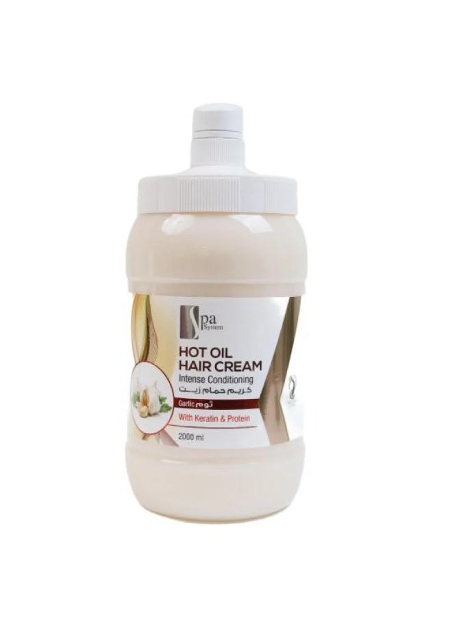 Spa System Oil Garlic Bath Cream, 2000 ml