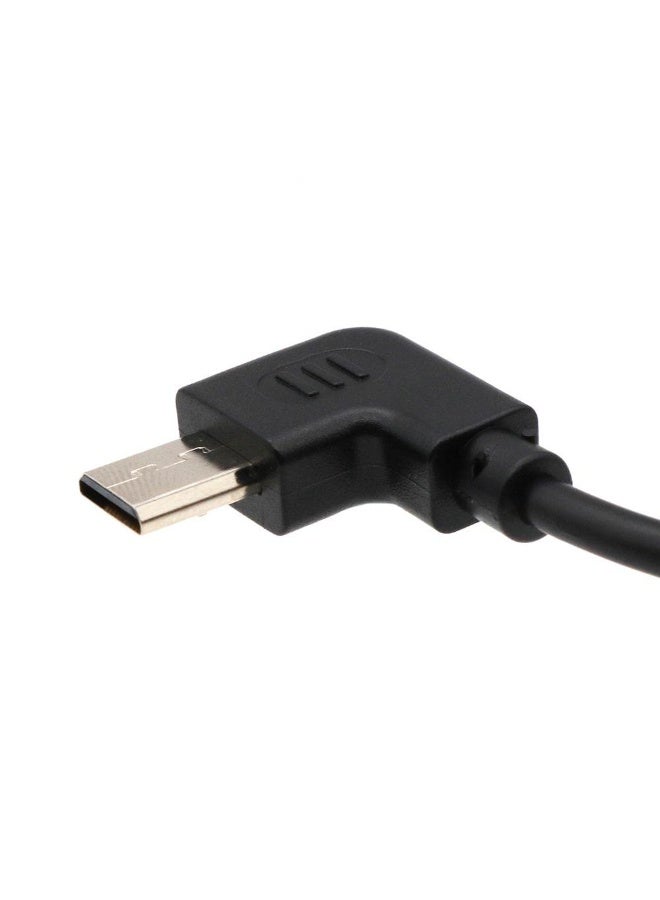 زيون LingoFoto لكابل التحكم والشاحن Zhiyun Crane 2 لـ Weebill S، كابل تحكم Micro USB إلى كاميرا متعددة لـ Sony A7S، A7S2، A77، A77M2، A9، A6000، A6300 38 سم (منحني) - Image 2