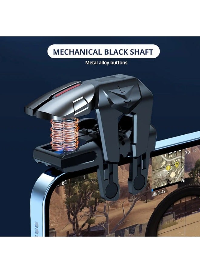 Mobile Controller with 6 Triggers - Game Controller for easy aiming and High winrate - 6-Finger Mobile Triggers Compatible with iPhone, Android, and iPad - Image 3