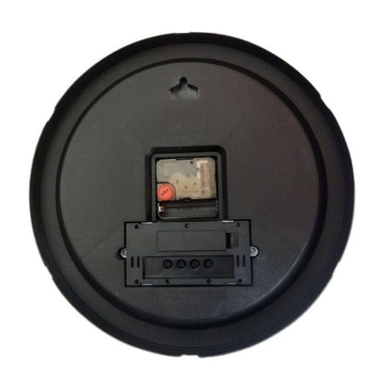 STAR WORK ساعة حائط زجاجية بلاستيكية حديثة التصميم سهلة القراءة تعمل ببطارية كوارتز عالية الجودة بدون صوت - Image 2