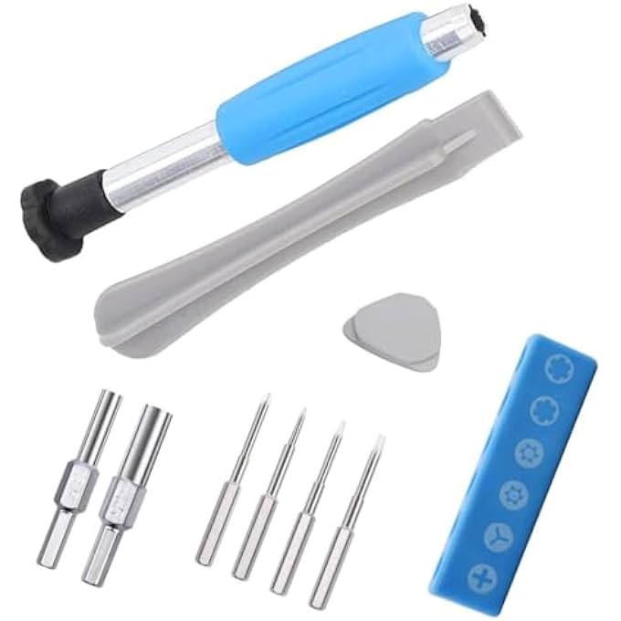 rayihni GAMEBIT SCREWDRIVER SET TORX T8 T6 TRIWING PHILLIPS 3.8MM 4.5MM PRY REPAIR TOOL KIT FOR XBOX SWITCH N64 PS4 NES - Image 1