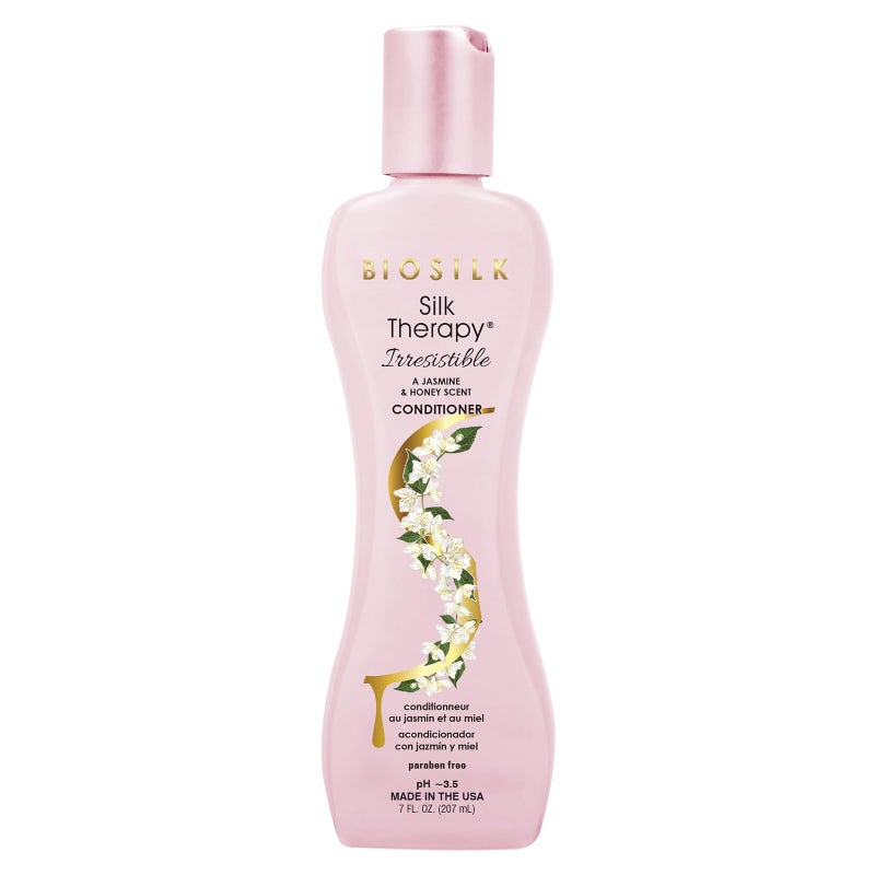 BioSilk Irresistible Collection Silk Therapy Conditioner Moisturizes  Conditions Hair Jasmine  Honey Scent Sulfate Paraben  CrueltyFree 7 Oz