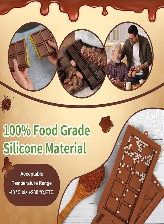 LEGACYCART 10 Cavity Square Shape and 12 Cavity Dubai Kunafa Silicone Mould Deep Rectangular Break Apart Chocolate Bar for Pistachio Knafeh DIY Ganache Caramel Treats for Kids (Pack of 2) - Image 4