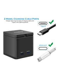 Excefore Battery Charger Compatible for GoPro Hero 12, Hero 11, Hero 10, Hero 9 Black, 3-Channel Battery Charger Station for Gopro Hero 12/11/10/9  - Image 5