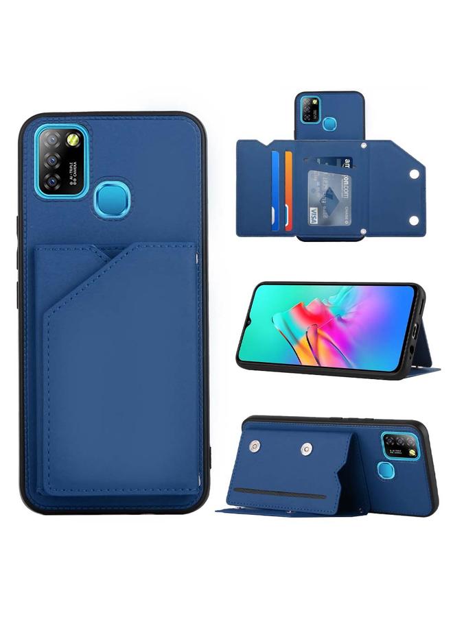 اس-توب جراب لهاتف Infinix Smart 5 / Hot 10 Lite مصنوع من جلد البولي يوريثان + TPU + PC - Image 1