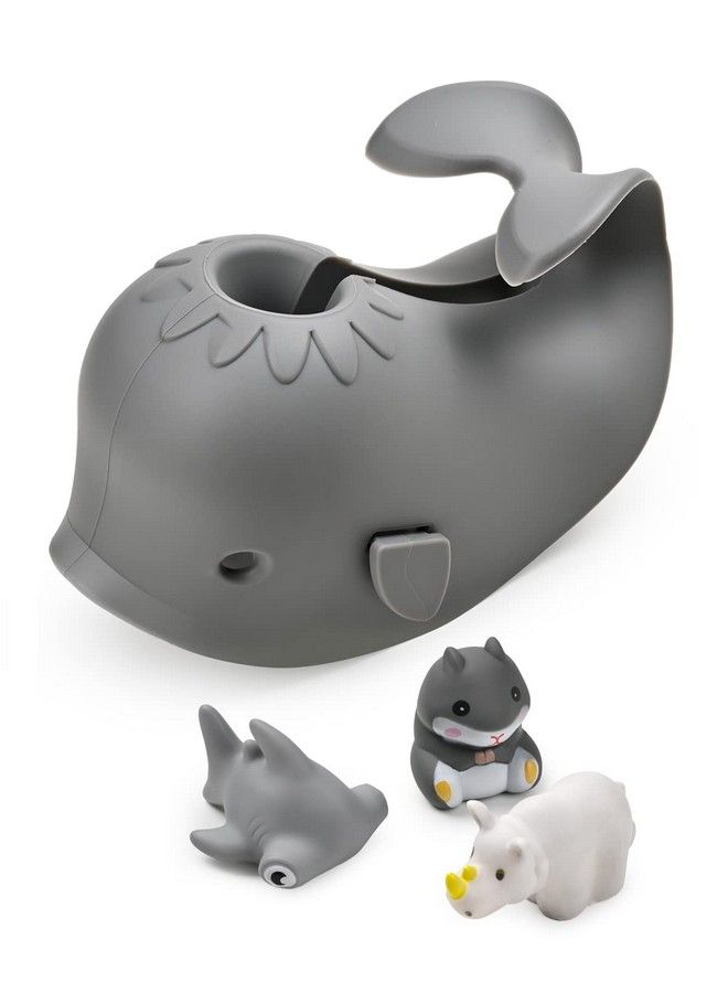 Mandoo Faucet Cover Bathtub Baby Bath Spout Cover For Baby Bath Faucet Cover For Kids Tub Spout Cover Bathtub Faucet Cover Kids Safety Protection Baby Universal Bath Silicone Toys Whale Grey - Image 1
