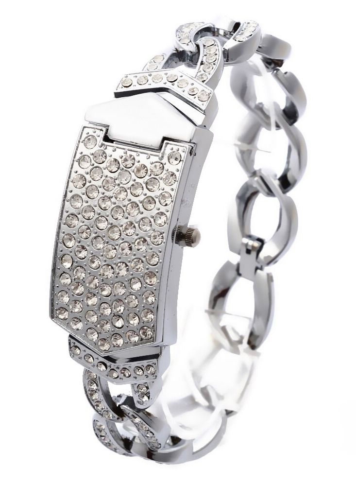Wrist watch with Bracelet Design, Silver Color  - Image 1