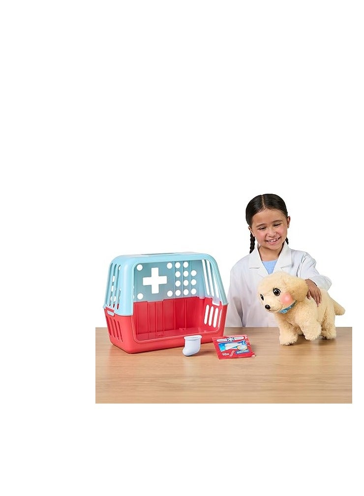 Little Live Pets Ouchies Deluxe Single Pack – Cooper | Interactive Rescue Plush Pet with Realistic Cries & Deluxe Accessories | Kids Soft Toy Gift - Image 2