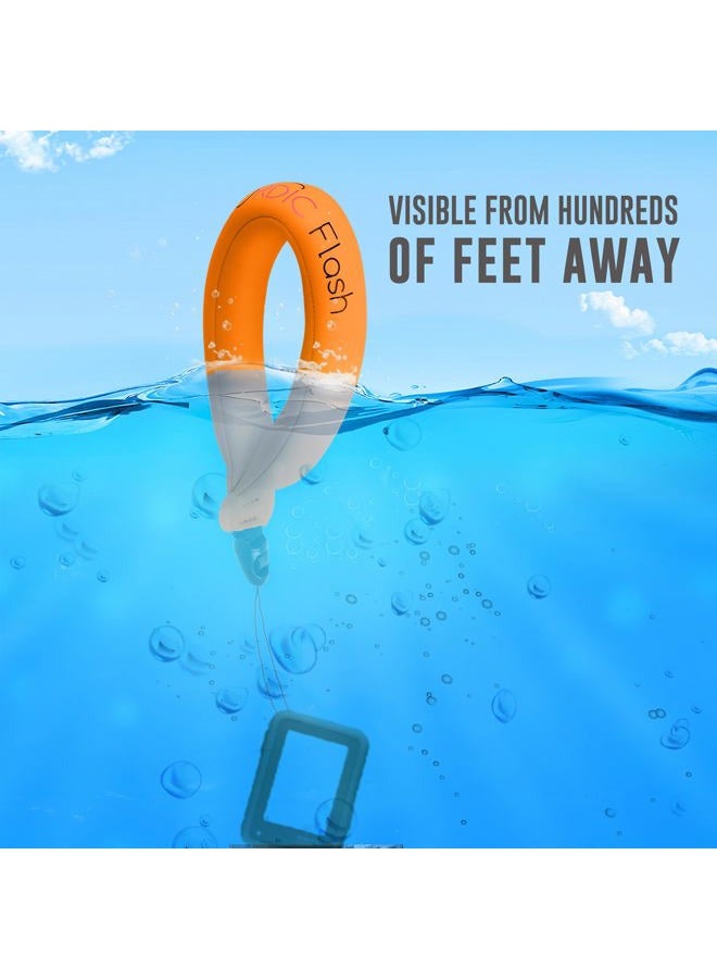 Nordic Flash Waterproof Camera Float (2-pack) Floating Strap for GoPro Hero12, DJI Action 4, Insta360 Ace Pro, Olympus Tough TG-6, & Many More Action Cameras and Phones - Image 3