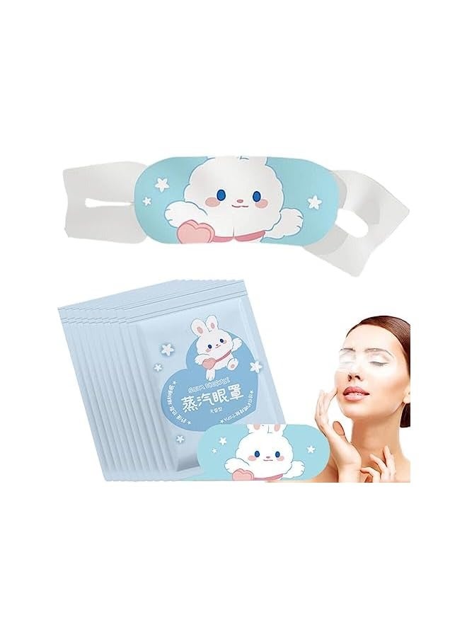 10 Pack Steam Eye Masks Self Heated Eye Mask for Dry Eyes, Hot Sleep Eye Masks Warm Eye Mask for Relief Dark Circles and Puffiness,Disposable Warming Eye Masks, Blue - Image 1