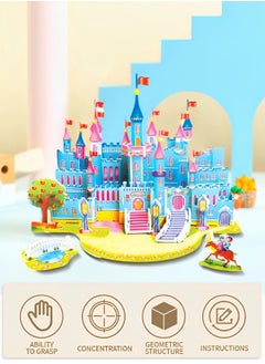 GROIC 3 Pieces 3D Puzzle Paper Toys Building Puzzle Jigsaw Puzzle Paper Model Kit Puzzle DIY Arts Puzzle Creative DIY Gift for Kids, Educational Toys  - Image 2