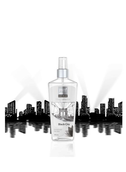 Body Splash Black City For Men 250 ml