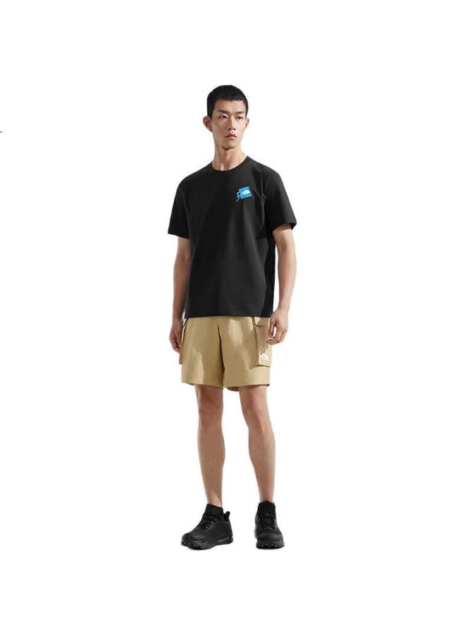 The North Face Men'S Short Sleeve T-Shirt Outdoor Comfortable Breathable 8D7C Black/Jk3 Xxl - Image 3