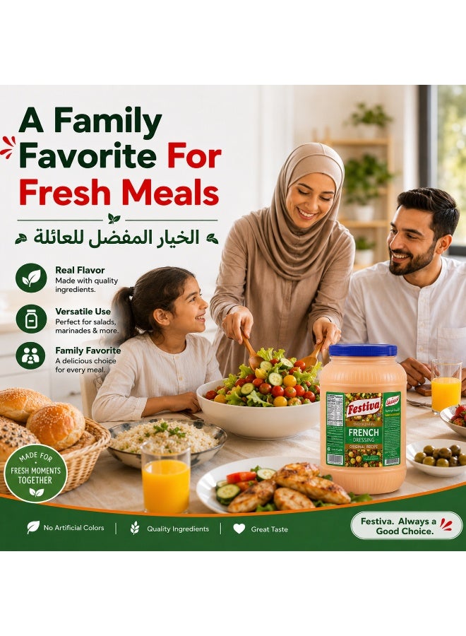 Festiva French Dressing 3.78L - Tangy Salad Dressing and Sandwich Spread for Burgers, Wraps and Snacks - Dip and Dressing Sauce - Image 5