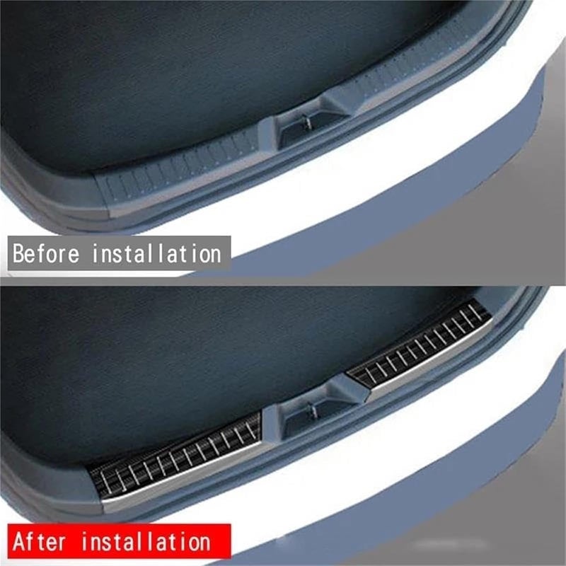 Vuzmode Stainless Steel Rear Bumper Protector for Mazda - Image 3