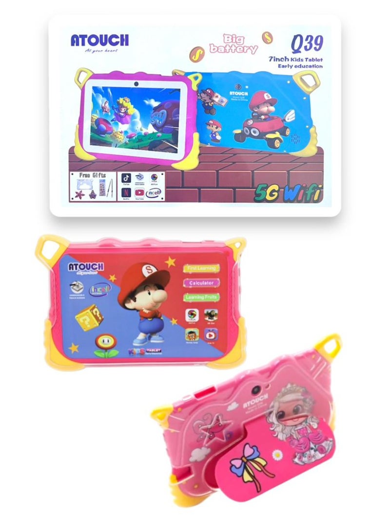 أتتش Atouch Q39 Tablet PC 7inch Kids early education Tablet 256 GB ROMwith free gifts - Image 1