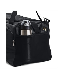 UNDER ARMOUR Unisex-Adult Undeniable 5.0 Duffle , Black Medium Heather (002)/Metallic Gold , Small  - Image 2