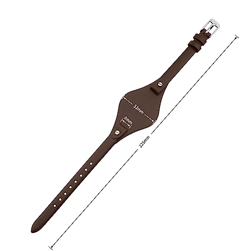 SANDEIN Watch Band Compatible with Fossil, Women 8mm Soft Leather Replacement Wrist Strap for Fossil ES3077 ES3148 ES3262 and ES4119 ES4176 Series Watch Straps - Image 4