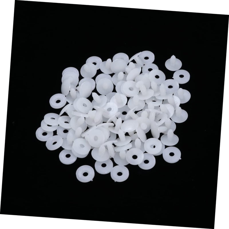 UTHCLO 100 Set Plastic Doll Joints White DIY Doll Accessories for Crafting Moveable Limbs and - Image 5