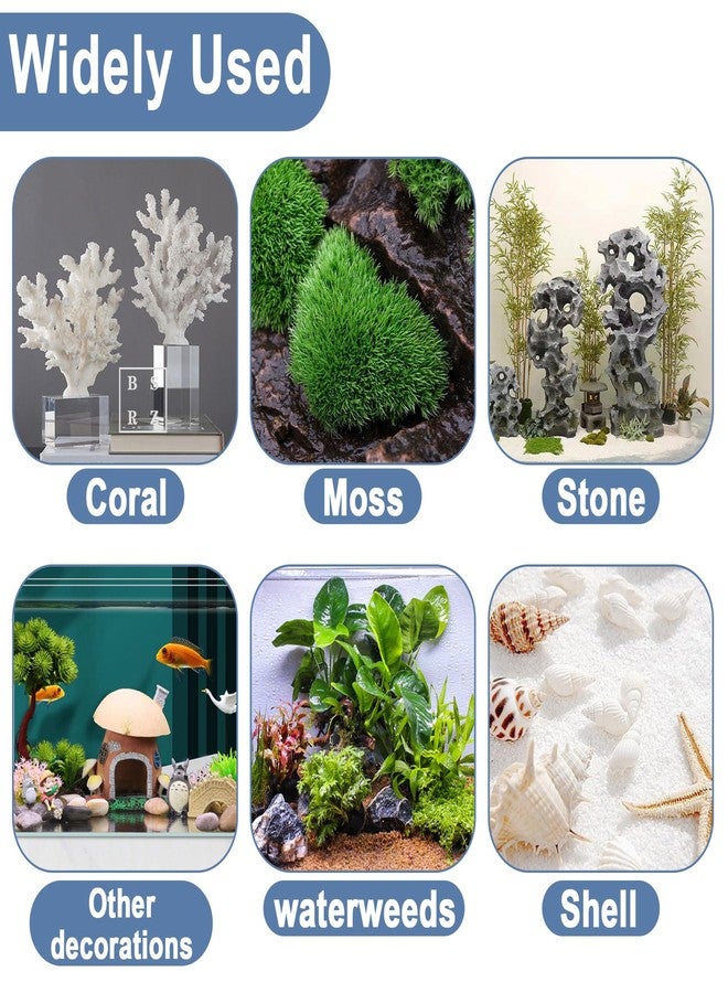 EIGTWEN 3 PCS Aquarium Glue, Aquarium Aquascape Aquatic Plants Coral Glue, Safety and Quick-Drying, Reef Glue Suitable for Aquatic Plants, Moss, Coral, Stones, Shells, Fresh Water and Salt Water All Can Be Us - Image 4