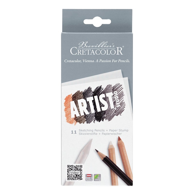 Cretacolor Artist Studio Sketching Pencil Set (11 Pieces) - Image 2