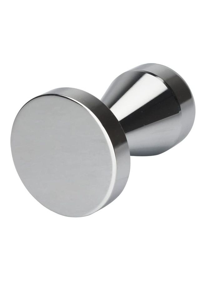 NIBEMINENT Stainless Steel Coffee Pressed Powder Hand Tamper Silver - Image 2