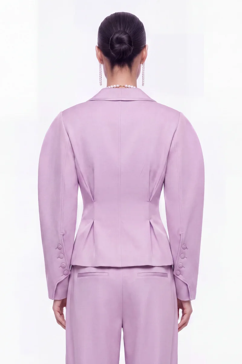 Nocturne  Double Breasted Folded Collar Jacket for Women | Best Price UAE