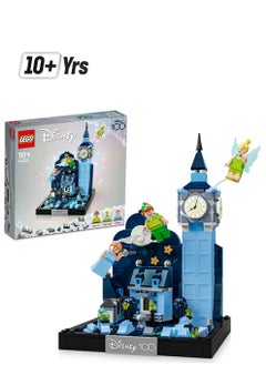 LEGO مجموعة بناء لعبة ديزني بيتر بان ووندي الطيران فوق لندن 43232؛ نموذج قابل للبناء يحتفل بالذكرى المئوية لديزني؛ ممتعة للأطفال الأكبر سناً الذين تتراوح أعمارهم بين 10 أعوام وأكثر ومعجبي الفيلم الكلاسيكي (466 قطعة)  - Image 1