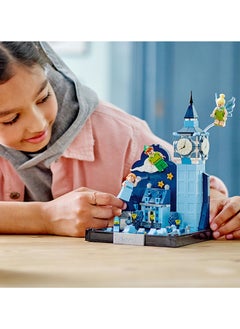 LEGO مجموعة بناء لعبة ديزني بيتر بان ووندي الطيران فوق لندن 43232؛ نموذج قابل للبناء يحتفل بالذكرى المئوية لديزني؛ ممتعة للأطفال الأكبر سناً الذين تتراوح أعمارهم بين 10 أعوام وأكثر ومعجبي الفيلم الكلاسيكي (466 قطعة)  - Image 2
