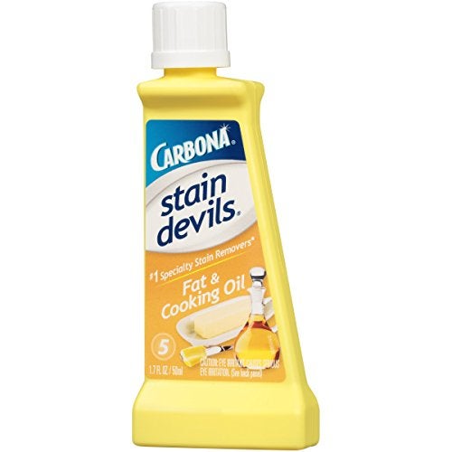 Carbona Stain Devils® #5 - Fat & Cooking Oil | Professional Strength Laundry Stain Remover | Multi-Fabric Cleaner | Safe Formula | 1.7 Fl Oz, 1 Pack - Image 3