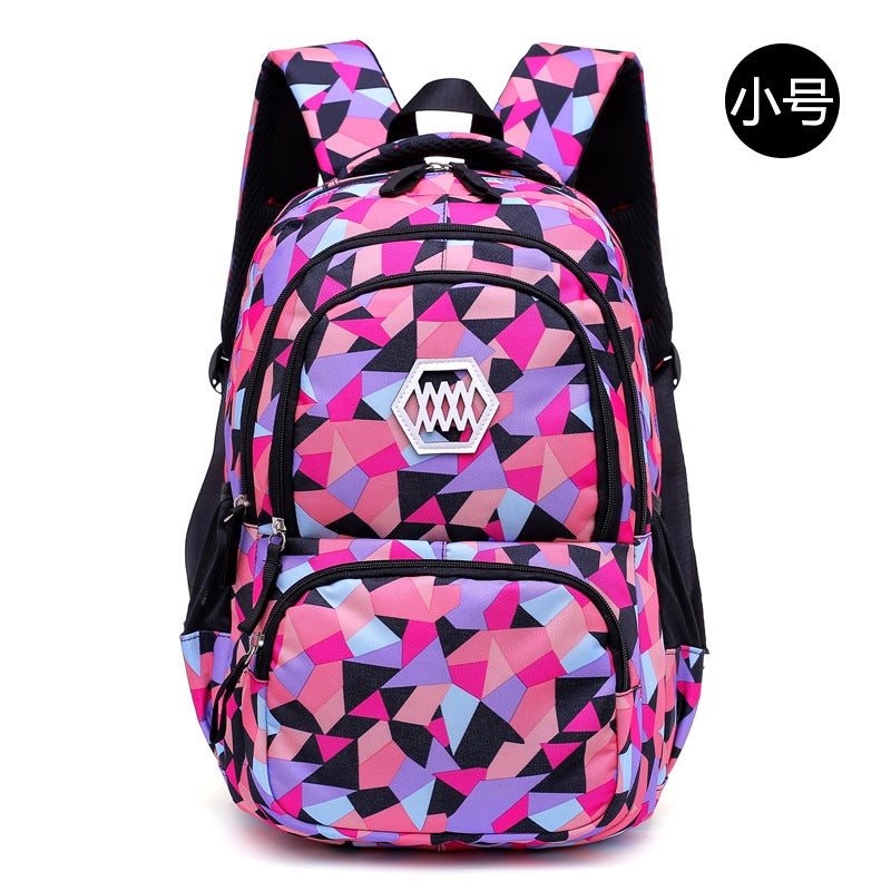 Girls Backpack Lightweight Grade 6 Schoolbag Small purple  - Image 3